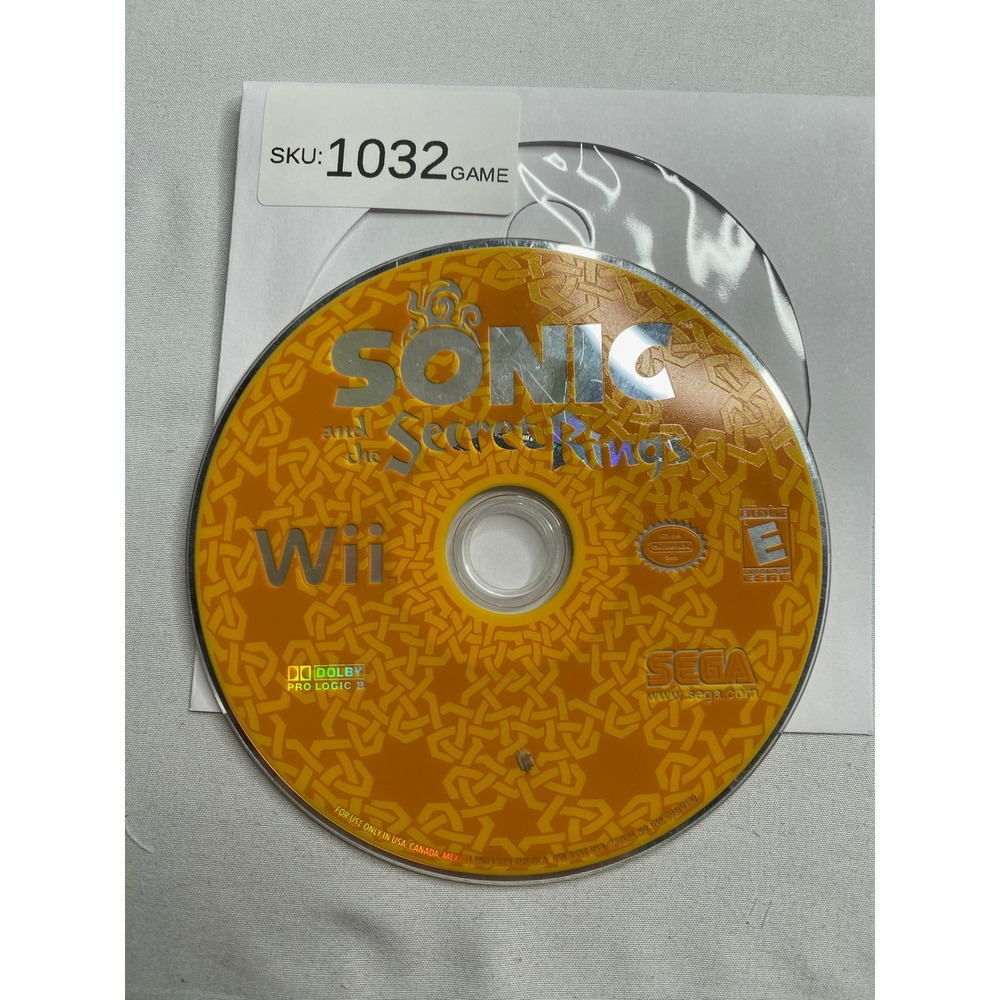Sonic and the Secret Rings Nintendo Wii